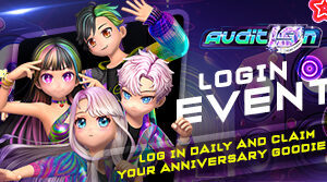 [EVENT] Audiversary: Login & Play!