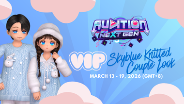 [PROMO] VIP Skyblue Knitted Couple Look